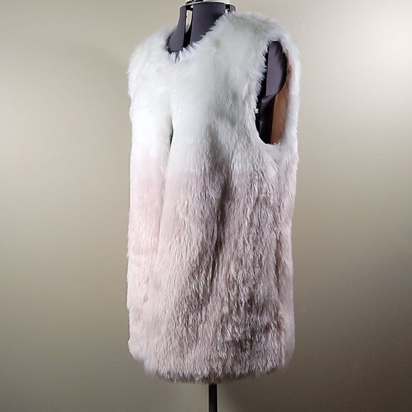 INCâOmbrĂ©âFaux-FurâVest SzâM/L - Picture 2 of 14